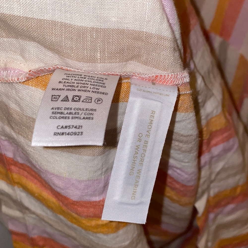NWOT Lou & Grey Striped Linen Pocket Dress | LOFT - Picture 6 of 6